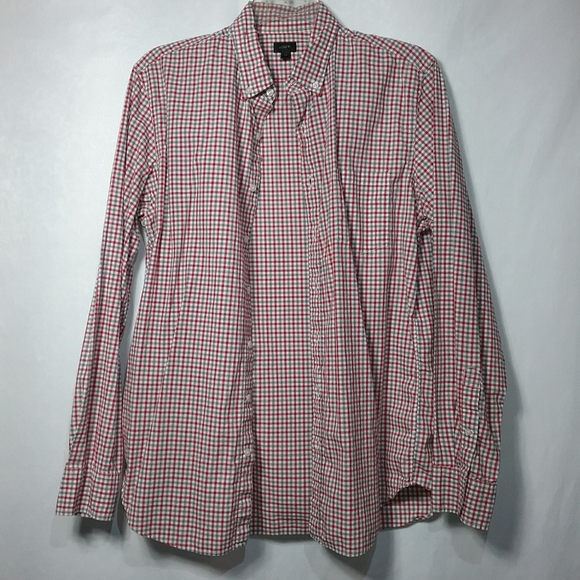 J Crew men's long sleeve casual shirt size LT - Picture 2 of 8